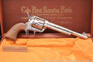 factory-engraved-45-colt-single-action-army-new-in-box-nickel-1873-peacemaker-colt-custom-shop-gun-new